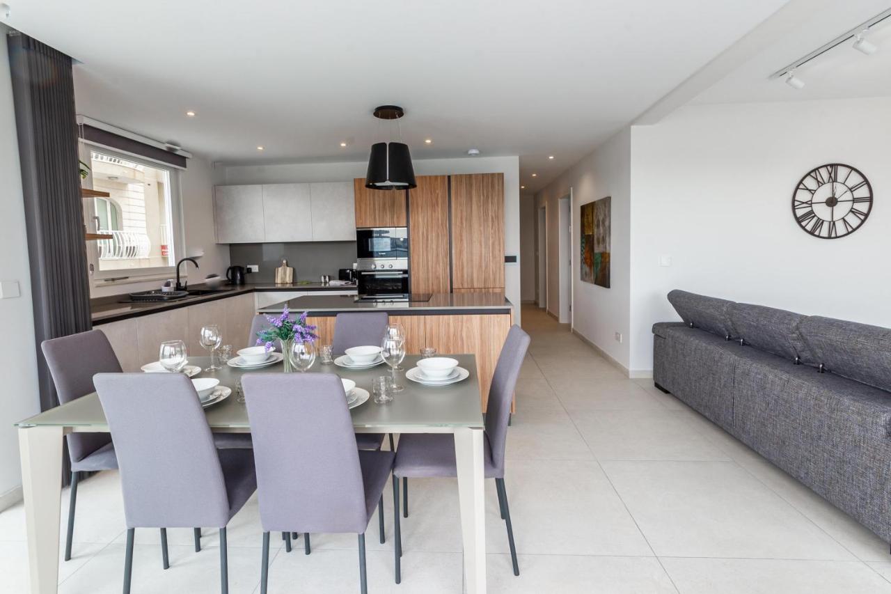 Seafront Luxury Apartment San Pawl il-Baħar Zewnętrze zdjęcie